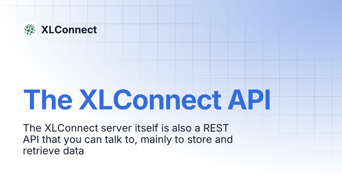 The XLConnect API | XLConnect Documentation